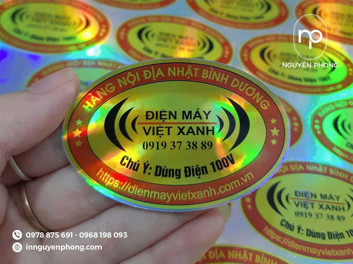 In logo 7 màu cho hãng xe điện